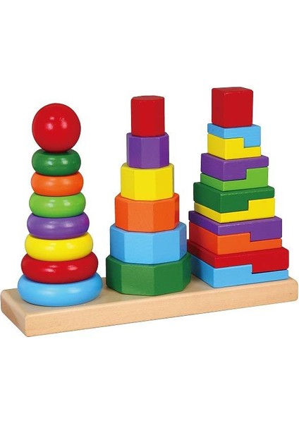 Geometrik 3'lü Kule
