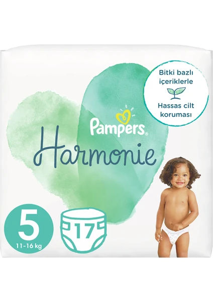 Harmonie Bebek Bezi 5 Beden 17 Adet