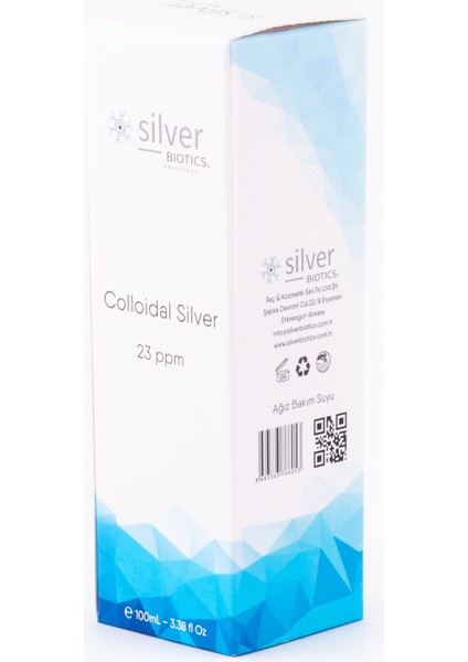 23 PPM 100 ml Sprey Hydrasense Kolloidal Gümüş Suyu