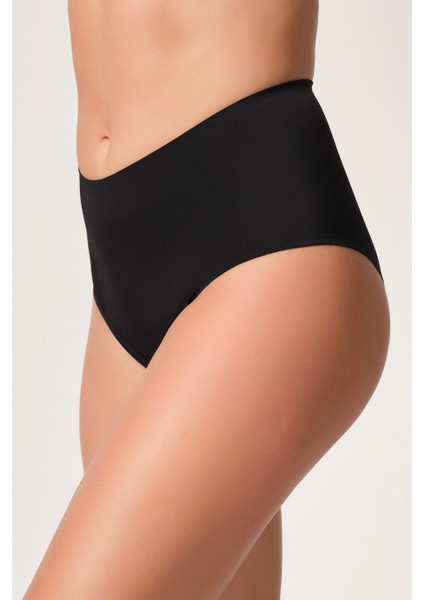 Siyah 2804 Yapıştırma Lazer Brezilya Slip