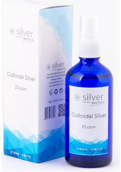 10 Ppm 1500 ml + 23 Ppm 100 ml Sprey Cam Şişe Set Hydrasense Kolloidal Gümüş Suyu