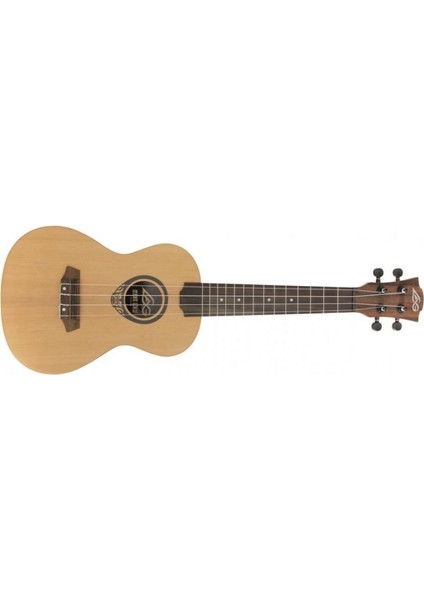 Glu TKU130C Tiki Concert Slim Natural Ukulele