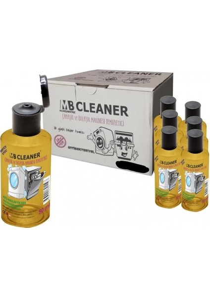 Çamaşır ve Bulaşık Makinesi Temizleyici 50 ml 6'lı