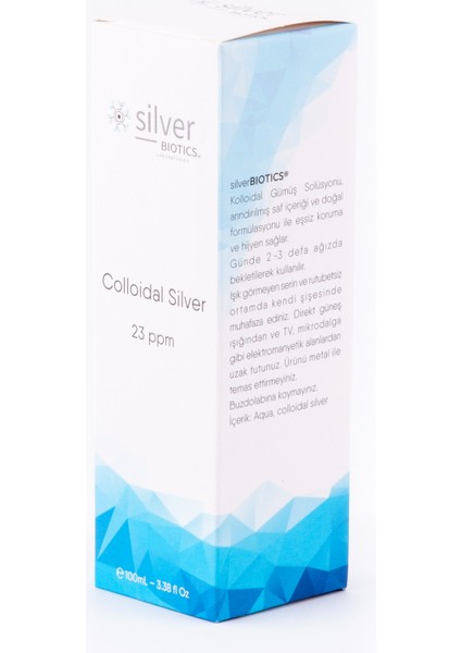 23 Ppm 100 ml Cam Şişe Sprey 5'li Set Hydrasense Kolloidal Gümüş Suyu Spreyi indirimleri