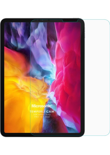 Apple iPad Pro 12.9'' 2021 5. Nesil (A2378-A2461-A2379-A2462) Temperli Cam Ekran Koruyucu
