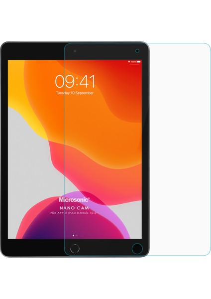 Apple iPad 10.2'' 9. Nesil (A2602-A2604-A2603-A2605) Nano Glass Cam Ekran Koruyucu
