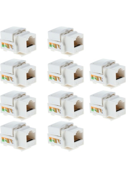 10 Adet Kedi 6 / 5e Keystone Ethernet Ağ Lan Ağ Modülü 8P8C (Yurt Dışından) modelleri