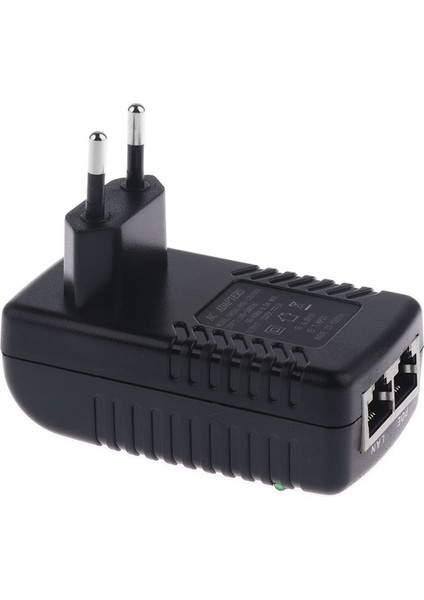12 V 1A Poe Enjektör Için Cctv Ip Kamera 802.3AF Enjektör Poe Anahtarı Ethernet Adaptörü (Yurt Dışından)