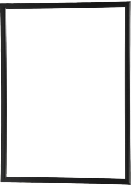 MİXEFOR Boş Çerçeve - 35CM x 50CM Iç Ölçü -Renk SİYAH -Arka Yüzey 3mm Mdf- Ön yüzey Kırılmaz parlama yapmayan Antireflektif