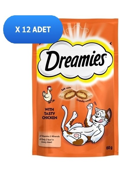 Tavuklu Kedi Ödülü 60 gr (12 Adet)