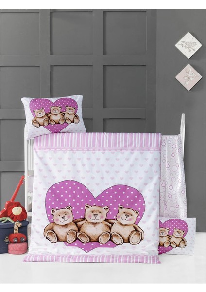 Bebek Uyku Seti %100 Pamuk / Friend Bears