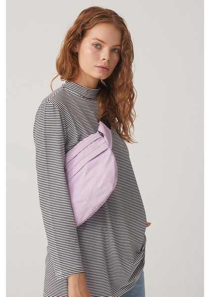 Lila Omuz Askılı Kumaş Spor Çanta fiyatları