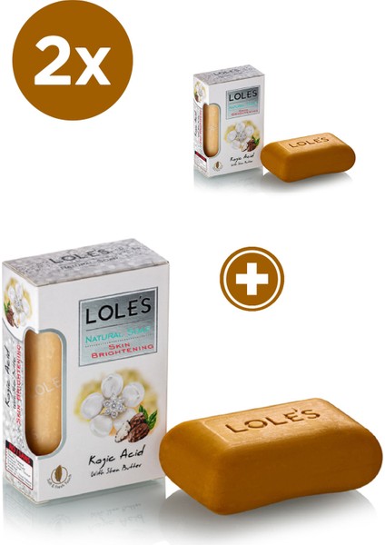Lüks Bitkisel Kojik Asit Sabunu 2 adet 150 gr