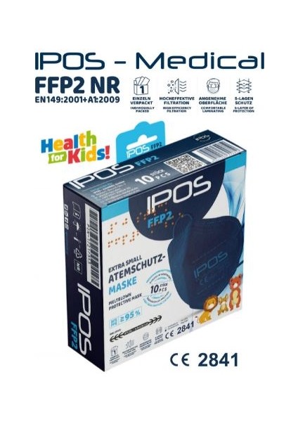 Ipos Ffp2 N95 Extra Small Lacivert Maske