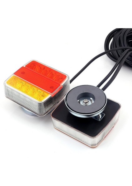 Römork Karavan Led Stop Mıknatıslı Set 4.5 Metre Kablolu