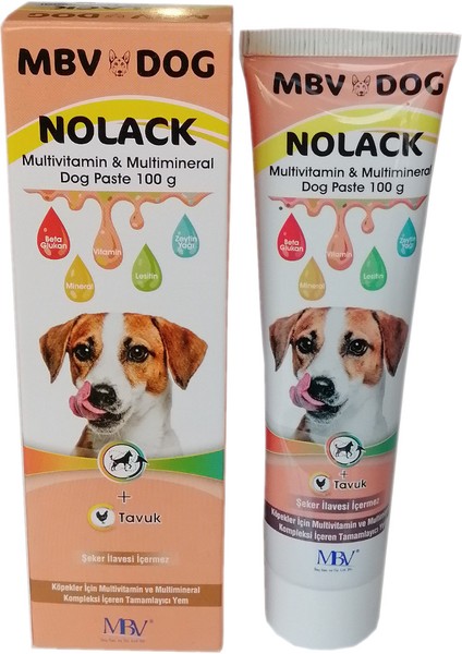 Mbv Dog Nolack Multivitamin Multimineral Dog Paste 100 gr