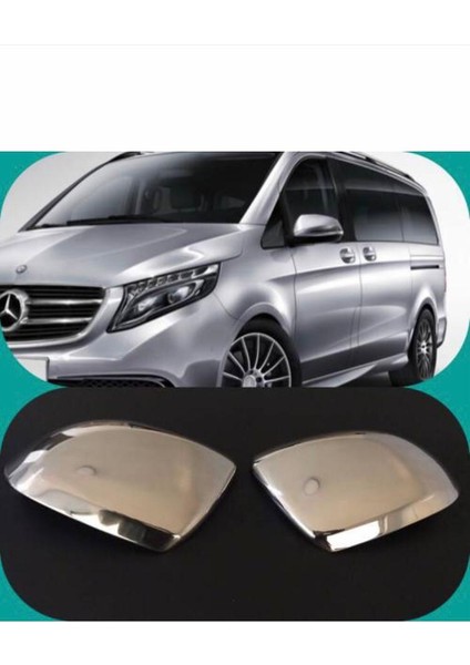 Mercedes Vito W447 Krom Ayna Kapağı 2 Prç. 2014 Üzeri P. Çelik