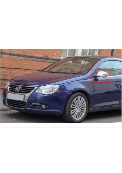 Vw Eos Krom Ayna Kapağı 2 Parça 2006 ve Üzeri Paslanmaz Çelik