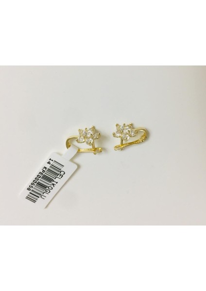 Ayar Altın Kız Bebek Çocuk Küpesi 1,15 gr