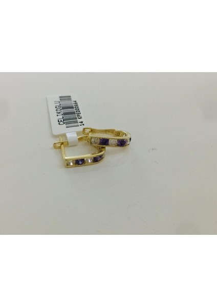 Ayar Altın Kız Bebek Çocuk Küpesi 1,08 gr