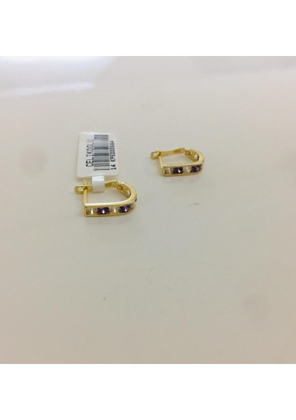 Ayar Altın Kız Bebek Çocuk Küpesi 1,08 gr