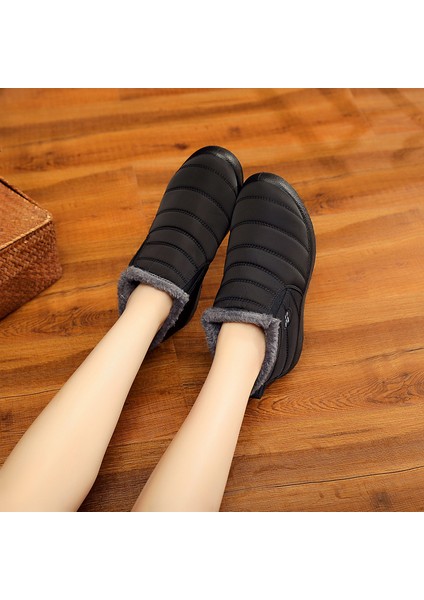 Kadın Kar Botları Kış Ayakkabı Sıcak Peluş Kürk Ayak(Yurt Dışından) fiyatları