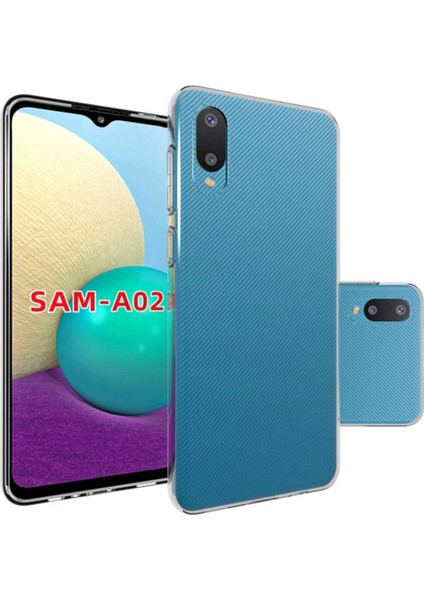 Samsung Galaxy A02 Uyumlu Lüx Seri Kamera Korumalı Silikon Kılıf