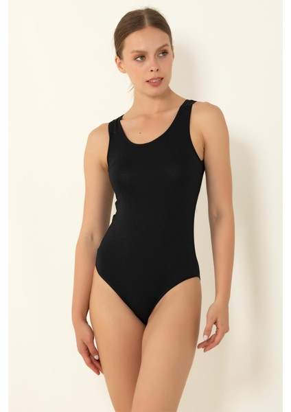 Modal Kalın Askılı Çıtçıtlı Body