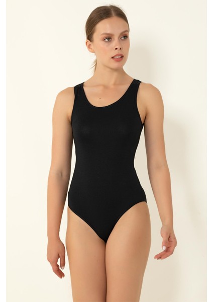 Modal Kalın Askılı Çıtçıtlı Body