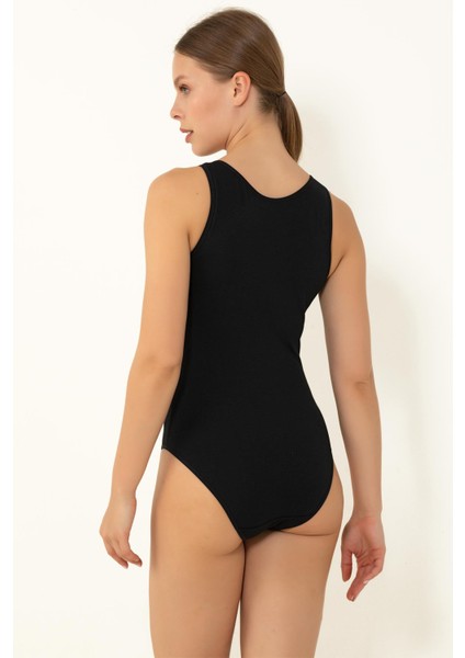 Modal Kalın Askılı Çıtçıtlı Body