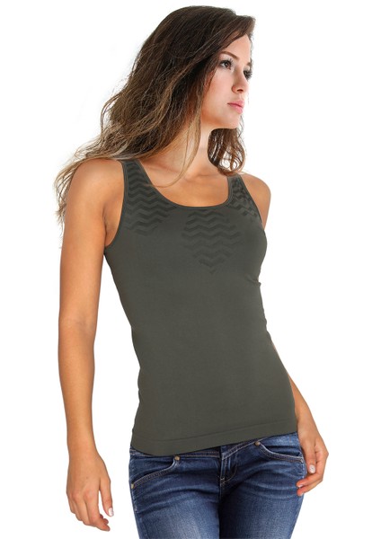 Kabartma Desenli Seamless Body