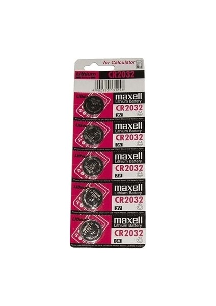 Bios Pili Maxell CR2032 3V 5'li Paket