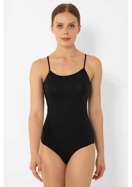 Modal Ince Askılı Çıtçıtlı Body