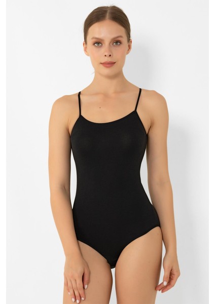 Modal Ince Askılı Çıtçıtlı Body