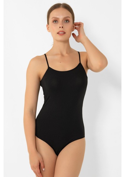 Modal Ince Askılı Çıtçıtlı Body