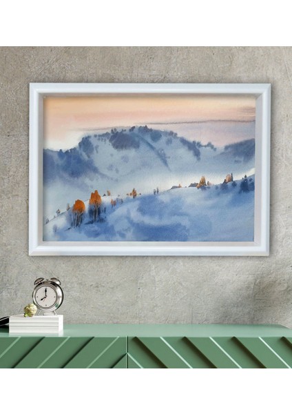 Gift Doğa Tasarımlı Özel Ahşap Çerçeveli Tablo 30X46CM-4