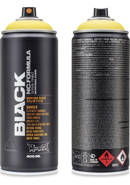 Black : Akrilik Sprey Boya : 400 ml : Easter Yellow BLK1010