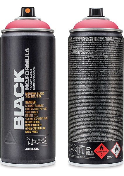 Black : Akrilik Sprey Boya : 400 ml : Lollipop BLK3320