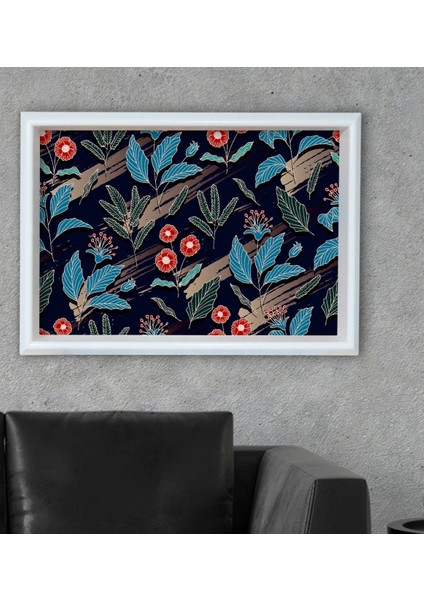 Gift Çiçekler Tasarımlı Özel Ahşap Çerçeveli Tablo 30X46CM-3 fiyatları