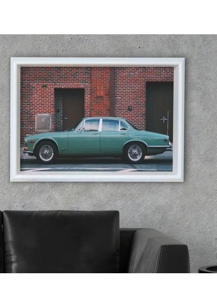 Gift Klasik Araç Tasarımlı Özel Ahşap Çerçeveli Tablo 30X46CM-1 fiyatları