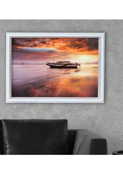 Gift Manzara Tasarımlı Özel Ahşap Çerçeveli Tablo 30X46CM-8 fiyatları