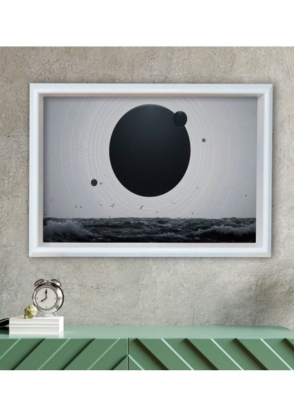 Gift Manzara Tasarımlı Özel Ahşap Çerçeveli Tablo 30X46CM-6