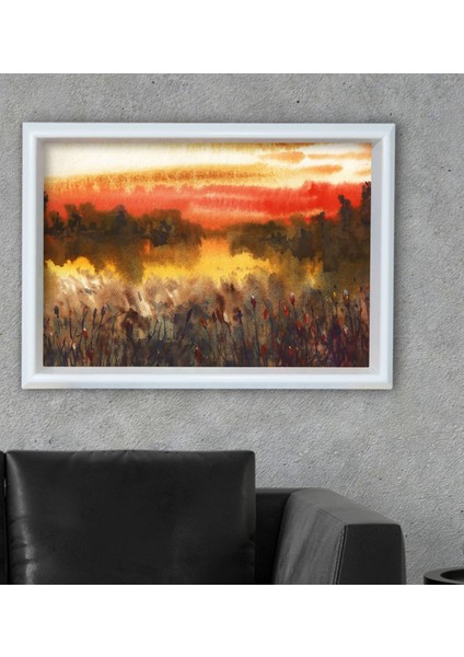 Gift Gün Batımı Tasarımlı Özel Ahşap Çerçeveli Tablo 30X46CM-3 fiyatları