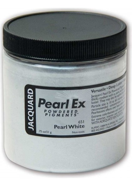 Pearl Ex Pigment Pearl White 651 113 gr