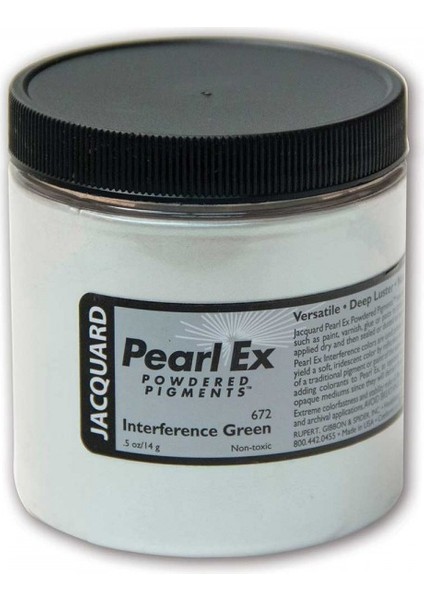 Pearl Ex Pigment Interference Green 672 113 gr