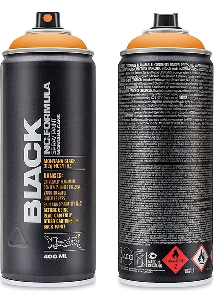 Black : Akrilik Sprey Boya : 400 ml : Clockwork Orange BLK2070