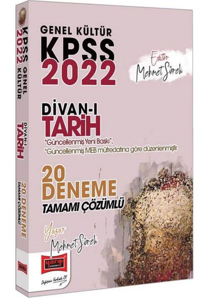 KPSS 2022 Genel Kültür Divanı Tarih Tamamı Çözümlü 20 Deneme