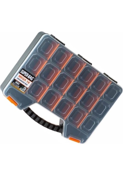 18 Bölmeli Vida Çivi Düğme Taşıma Alet Takım Çantası Organizer Box Kutusu fiyatları