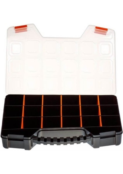 18 Bölmeli Vida Çivi Düğme Taşıma Alet Takım Çantası Organizer Box Kutusu fırsatları