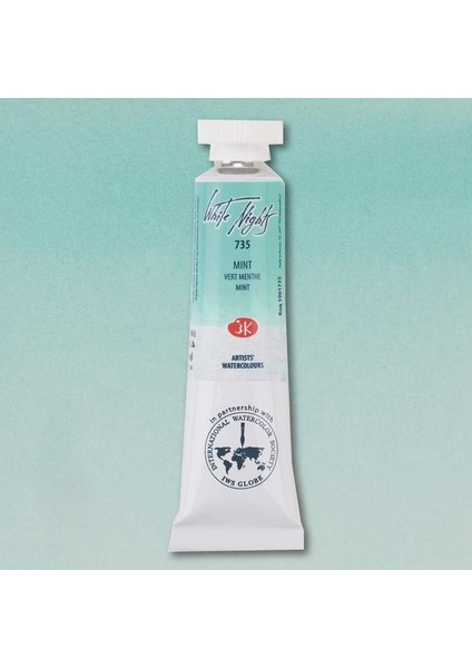 White Nights Tüp Sulu Boya 10 ml 735 Mint